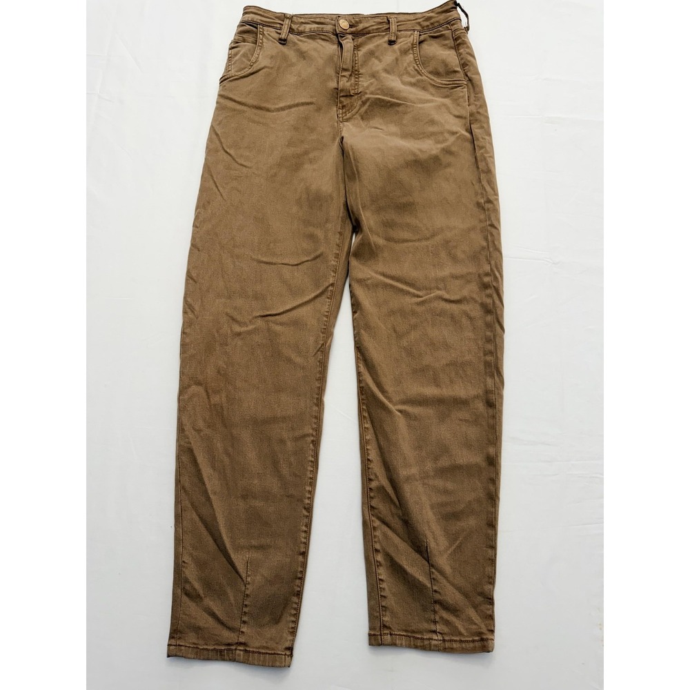KUT From The Kloth Campbell‎ Straight Jeans Womens 10 Brown High Rise 32x29.5
